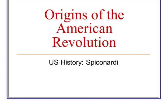 Origins of the American