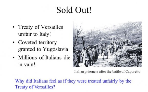 World War One Italy was