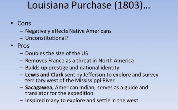 Louisiana Purchase (1803)…