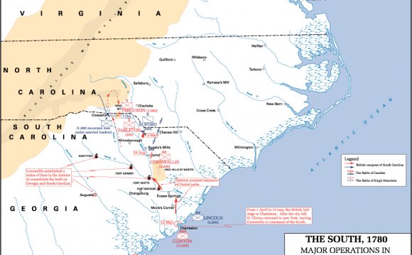 Major operations in the South