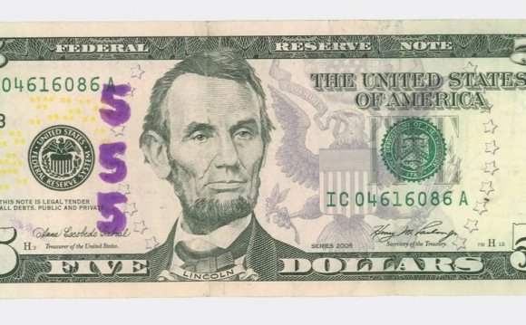 USA Abraham Lincoln $5.00
