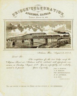 Atchison Bridge Dedication, 1875