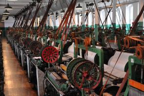 Boott Mill Weave Room at Lowell NHP. (NPS)