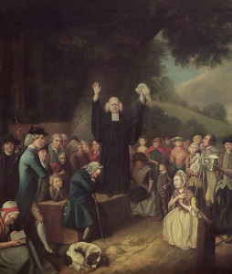 George Whitefield Preaching in Philadelphia