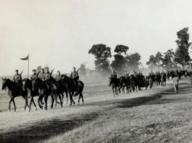 Polish cavalry moves to the front to meet German invasion (Credit: Popperfoto/Getty Images)