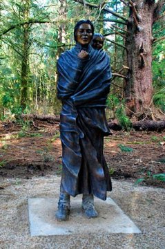 Sacagawea Statue (Clatsop County, Oregon scenic images) (clatDA0087)