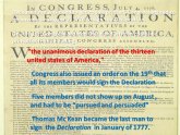 About the Declaration of Independence
