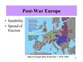 Map Of Europe after World War I