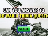 Questions about World War 2