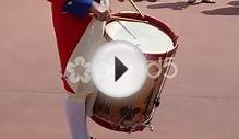 American Revolutionary War Drummer Boy Stock Video 688992