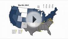 Civil War Battle Map & Timeline