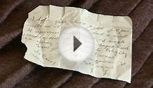 Note found in World War One kilt