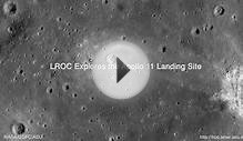 Photos of Apollo Moon Landing Sites From Space!