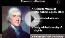 Thomas Jefferson Facts and Biography